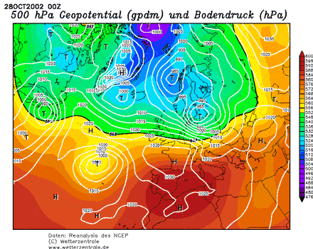 Bodenwetterkarte